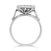 Vintage ring in diamond and platinum