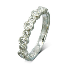 Bespoke eternity rings Alternating vintage