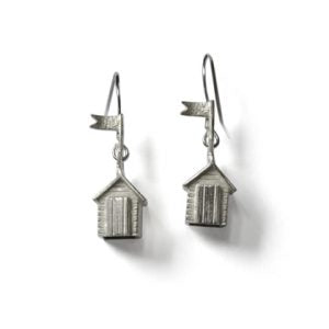 Beach Hut Earrings by Susan Jane Dunford