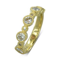 vintage gold eternity ring