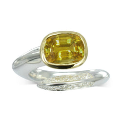 Yellow Sapphire Birthstone Ring