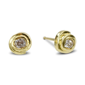 Old Cut Diamond Earstuds