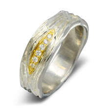 bespoke two colour gold diamond eternity ring