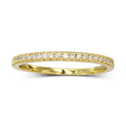 fine gold diamond eternity ring