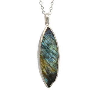 Marquise Labradorite Pendant