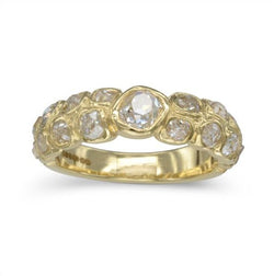 old cut diamond eternity ring