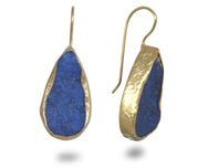 lapis lazuli jewelry gold earrings