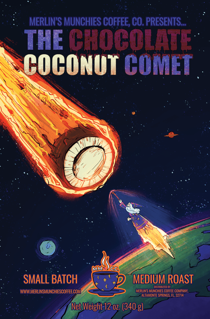 Chocolate Coconut Comet 12oz - Ground