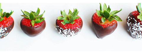 chocolate dipped strawberries are a healthy spin on this classic valentine favorite in the anti-cancer fighting foods