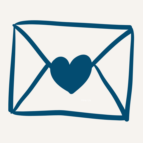heart and email