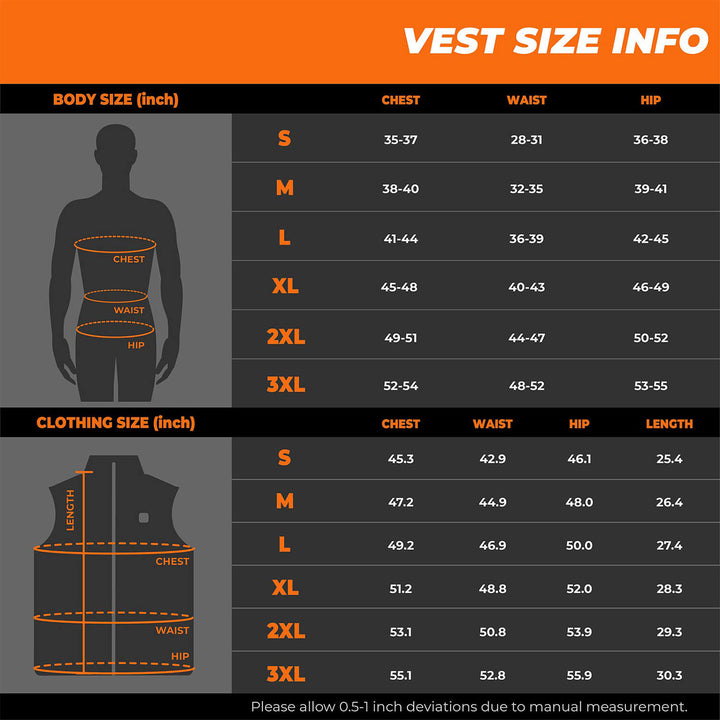 Vestaurus® Heated Jacket (+Mini 10.000k Battery) – VESTAURUS®️ HEATED VEST