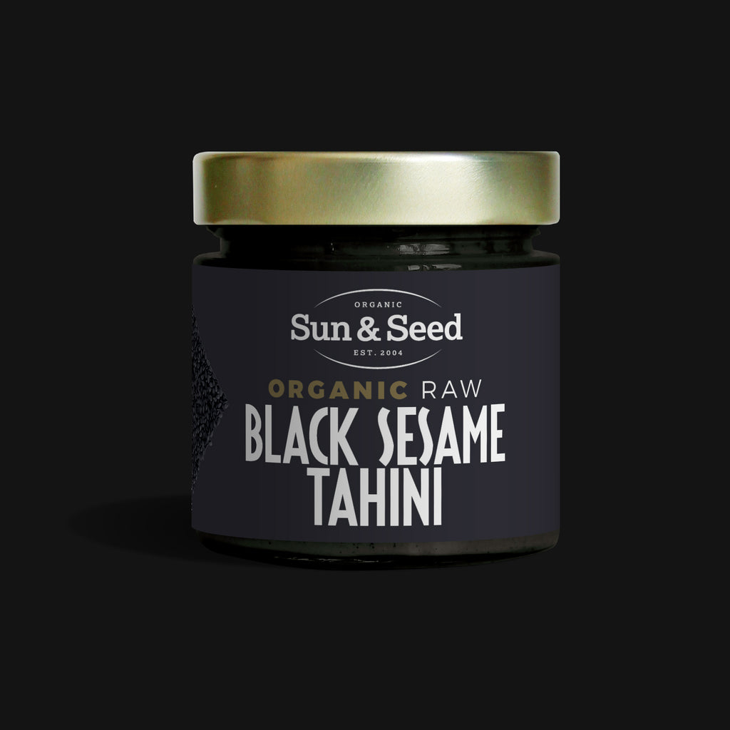 Organic Raw Black Sesame Tahini 200g – Sun & Seed