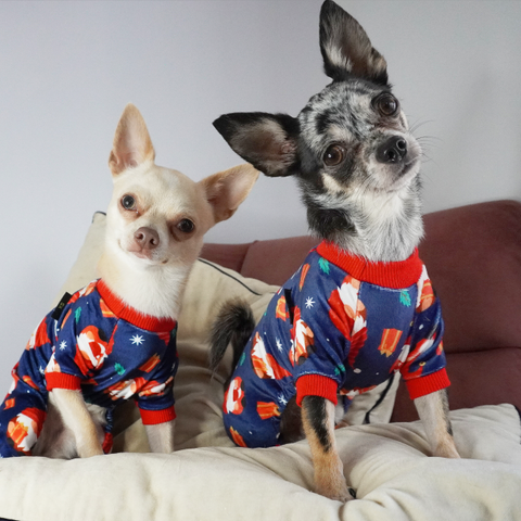 Clothes for Chihuahuas - Dog Christmas Pajamas - Dog Christmas Dress - Fitwarm