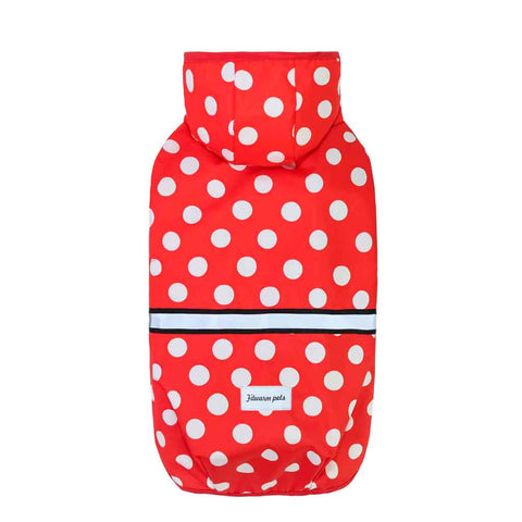 Polka Dot Dog Raincoat