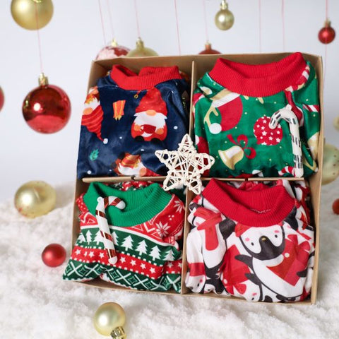 Dog Christmas Outfit - Dog Christmas Pajamas - Fitwarm