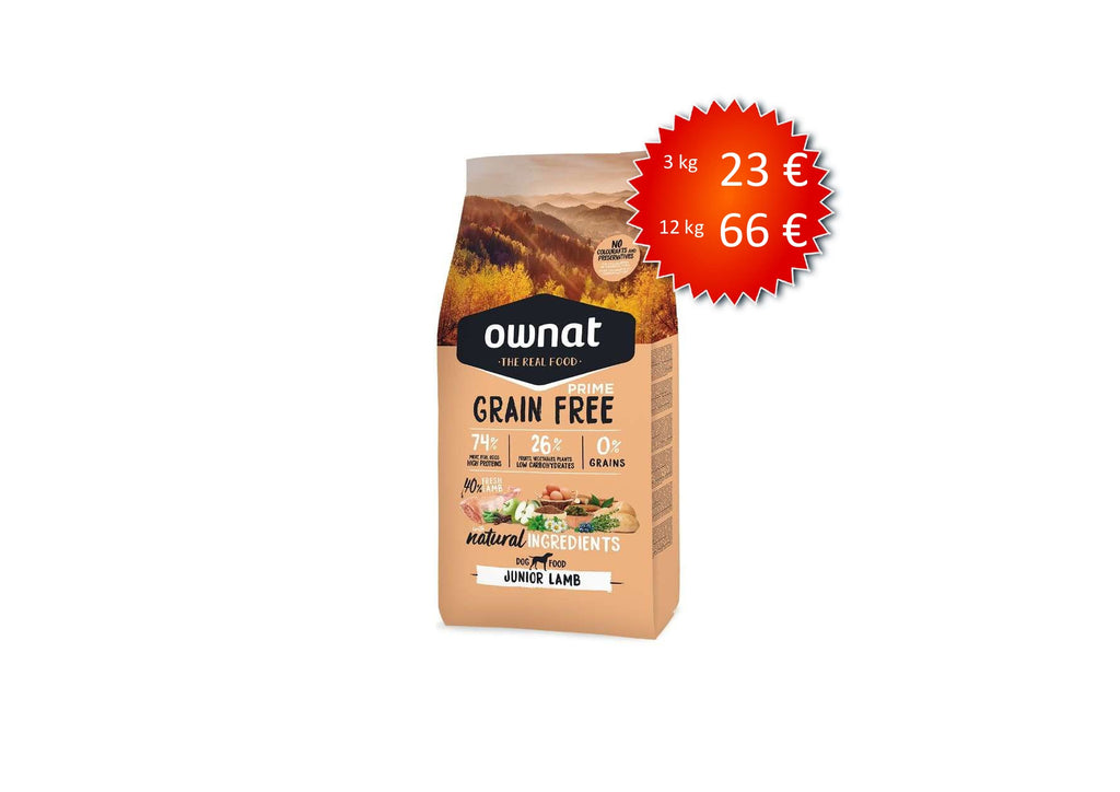 foto Ownat grain free prime junior lamb