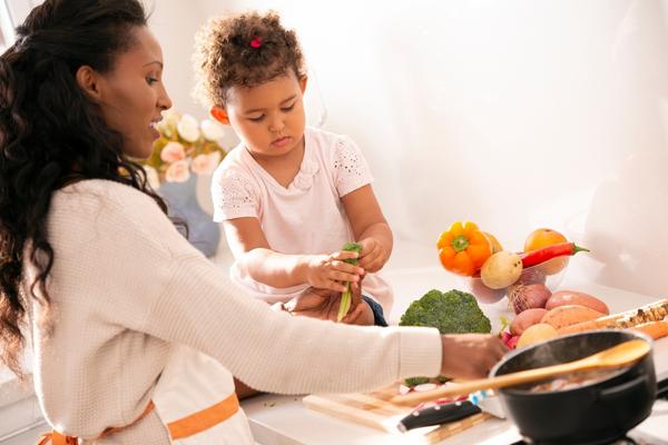 cooking with food from the garden