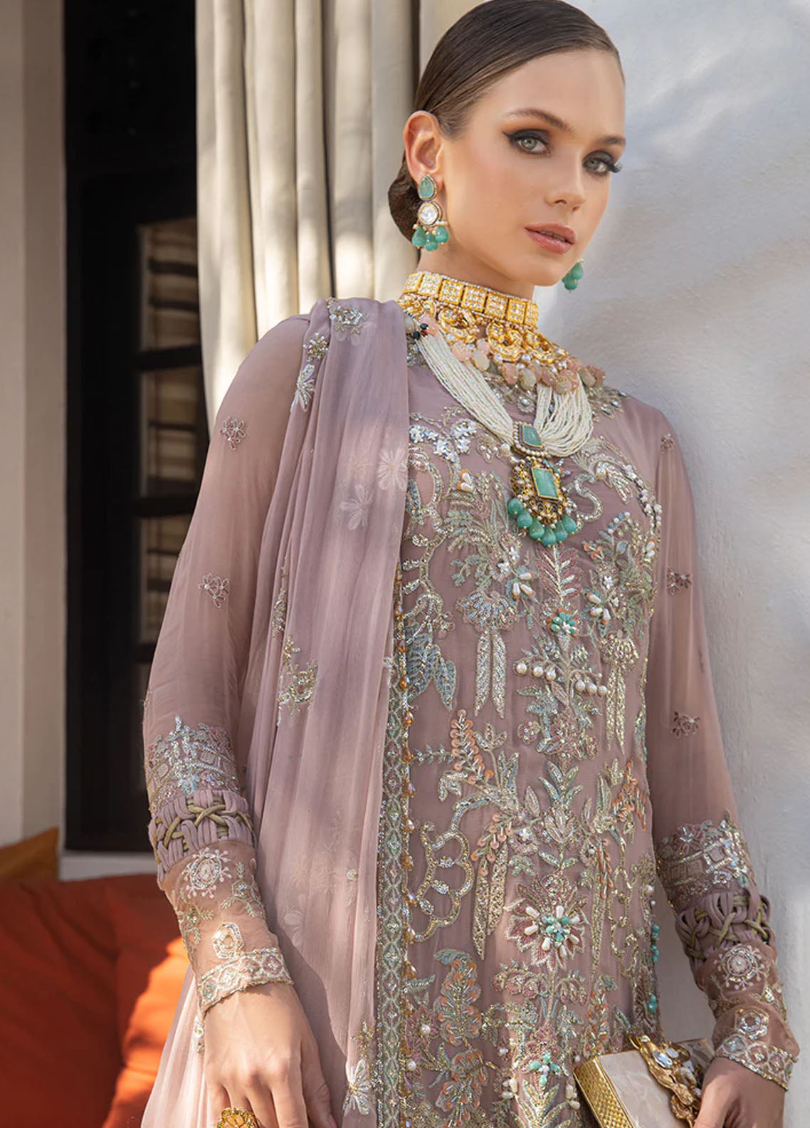 Alif By AJR Couture Unstitched Luxury Chiffon Collection 2023 ALC-02 D ...