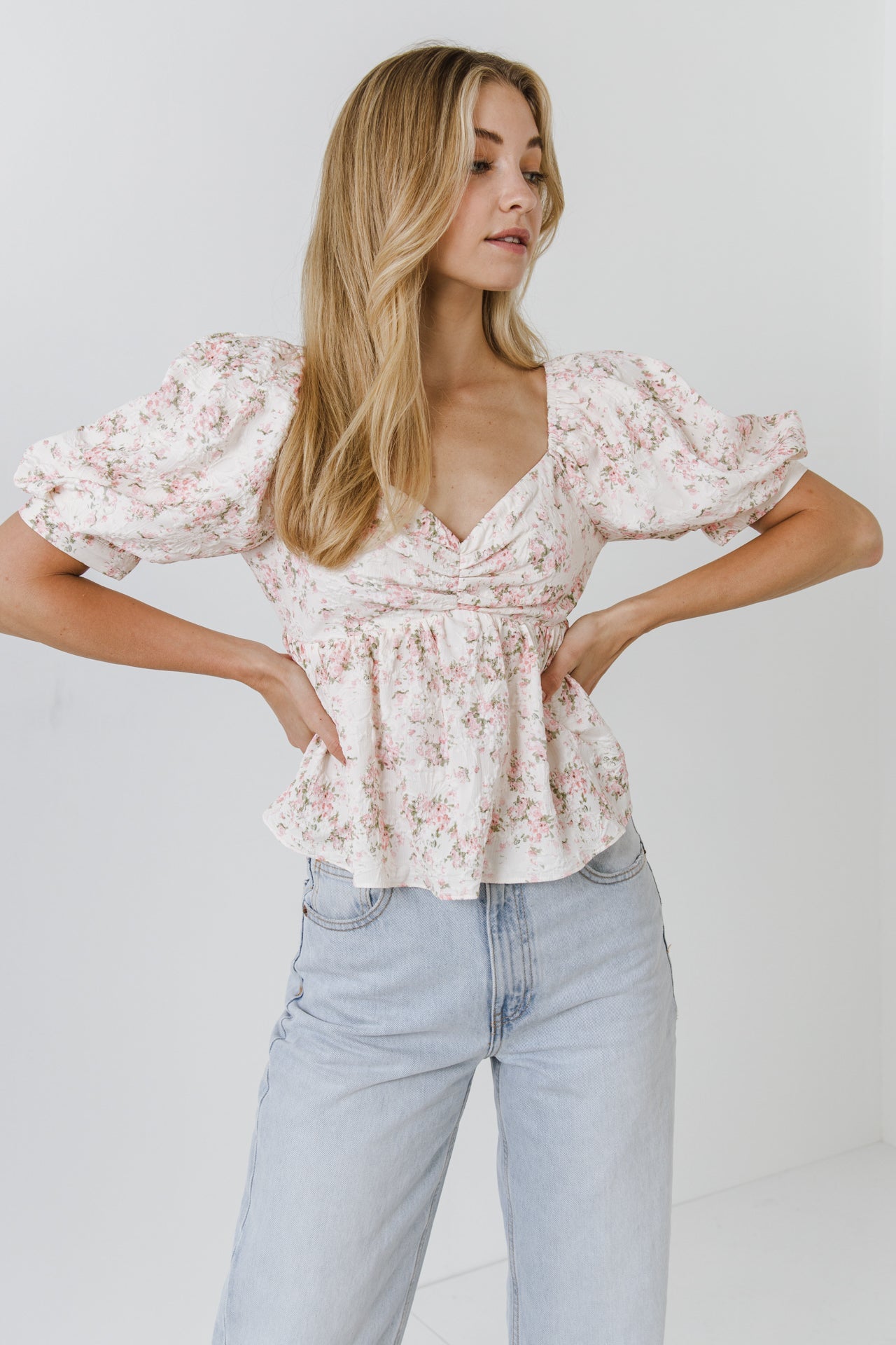 Sweetheart Top with Bow – English Factory