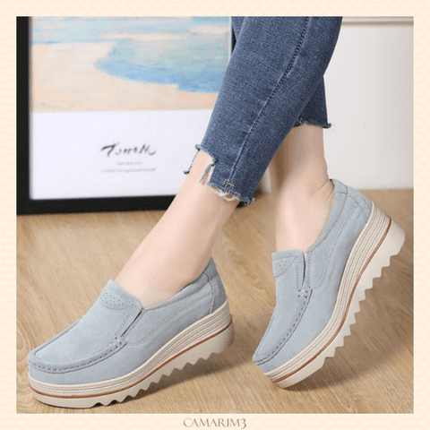 mocassim feminino tratorado