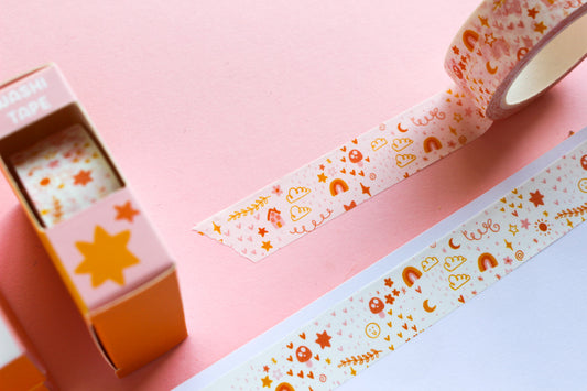 Days of the Week Washi Tape  Colourful, Planner Washi Tape, Bullet Jo –  jadehollydesign