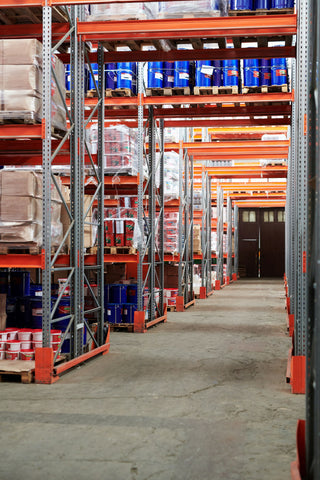 Warehouse racking and pallet racking system with Materials 