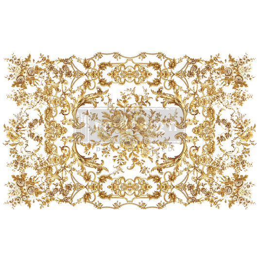 Redesign With Prima & Kacha Perfume Notes Decor Transfer, Gold Foil  Furniture Decal, Gilded Transfer For Furniture And Projects