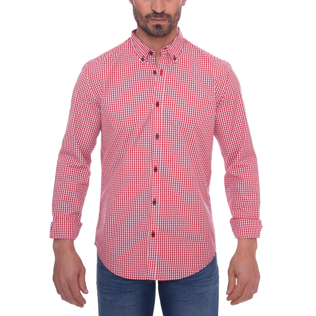 Red Checks Casual Cotton shirt(23)