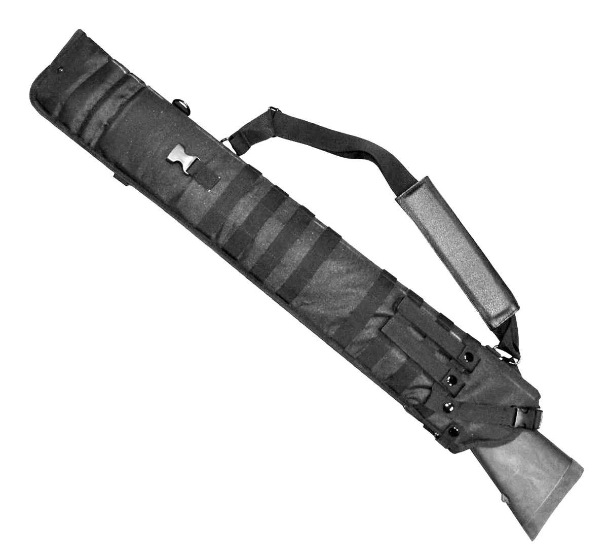 Perfect Ten-77 (Crosman 1077) tactical rifle case black.