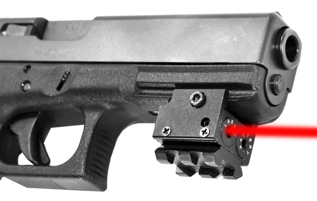 Trinity Compact Red Pistol Laser Sight For Sig Sauer P320 picatinny weaver mount.