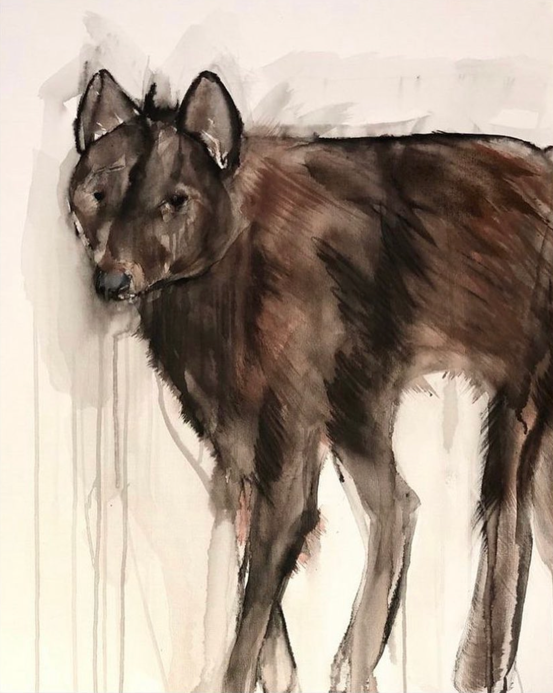 KariM-Painting-"She Wolf" 30x24