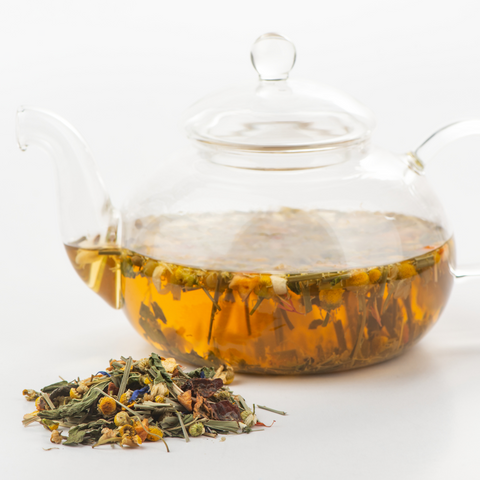 herbal tea steeping