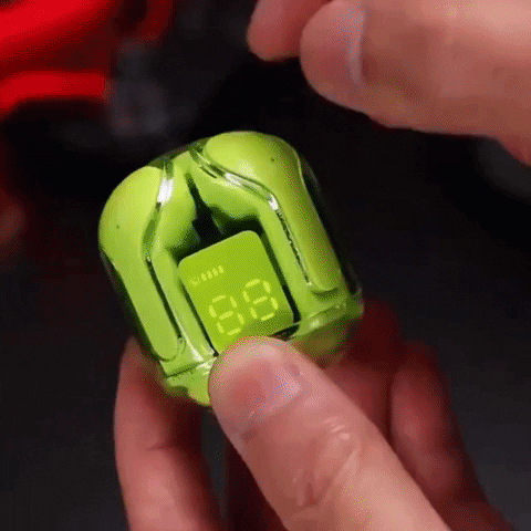 Air 31 Earbuds Wireless Crystal TRANSPARENT BODY — The Deals Express