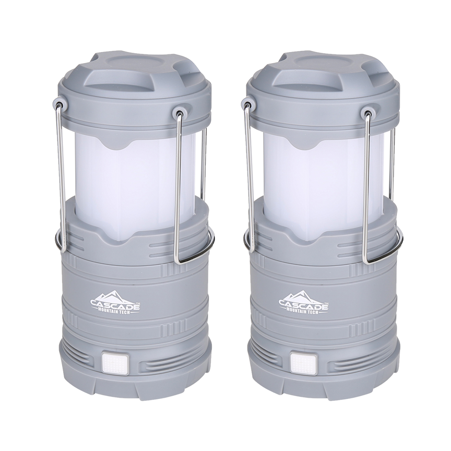 Cascade Mountain Tech Compact Collapsible LED Lantern 3-Pack