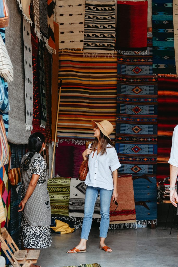 oaxaca city shopping textiles