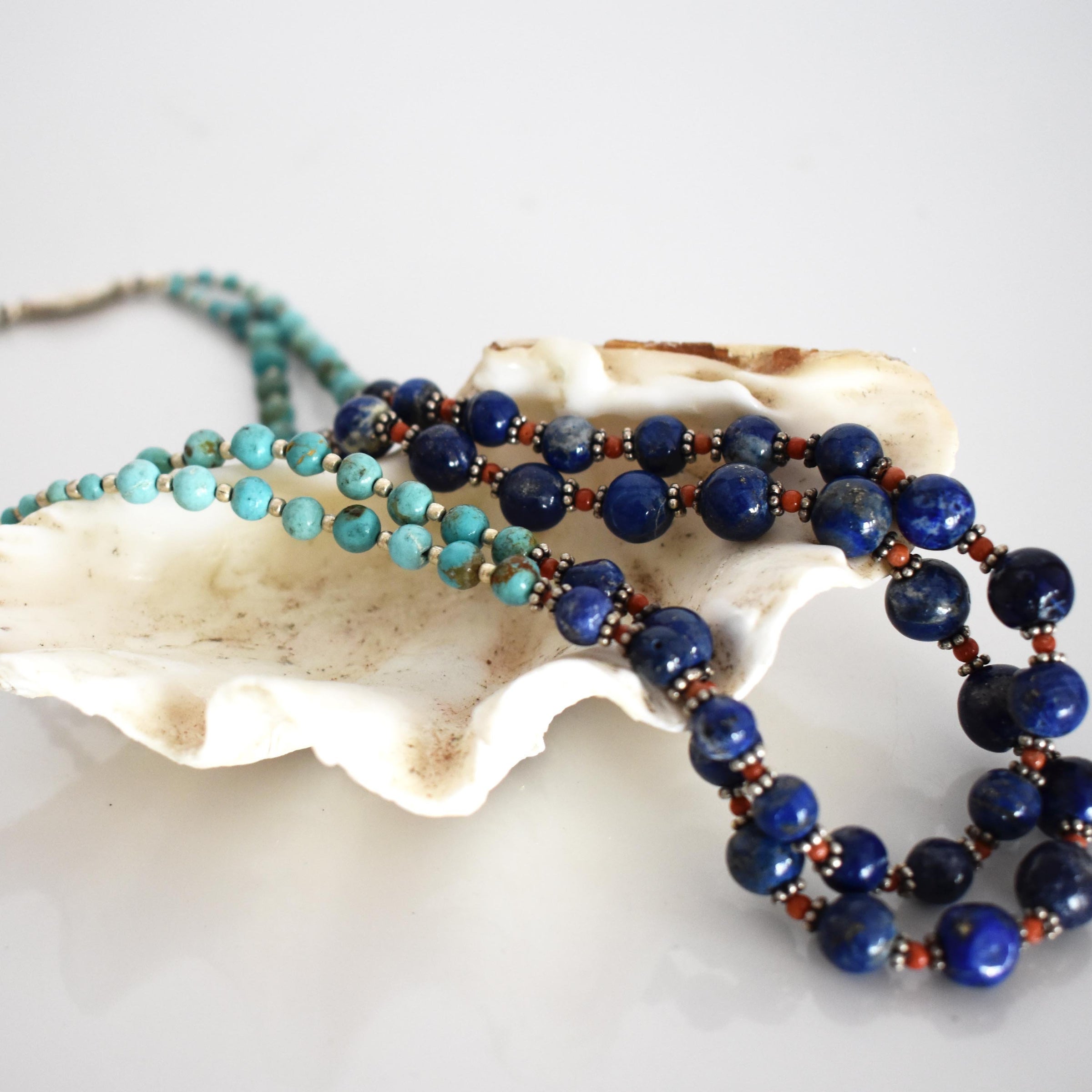 lapis lazuli and turquoise