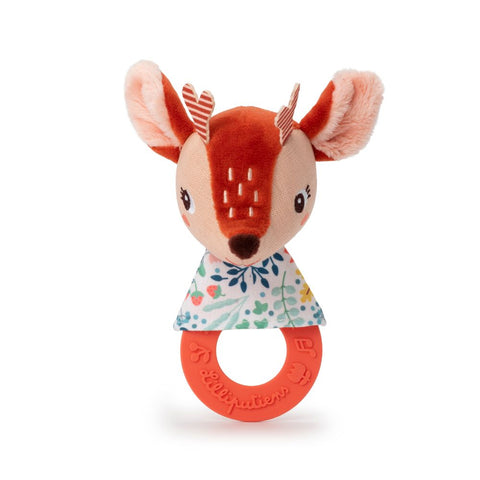 Stella the Fawn Teething Rattle cottonplanet.ie