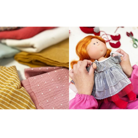 Doll fabrics and dressing