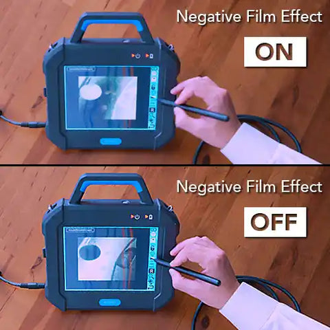 Negative Film Effect on vs off- InterTest