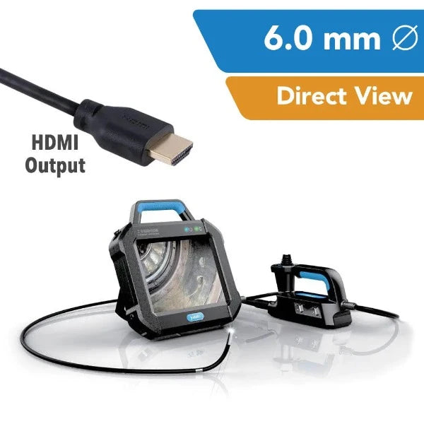 Yateks P Series Industrial Videoscope 6 mm OD Direct View Middle Focus