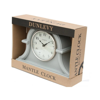 Dunlevy 32cm Napolean Mantel Clock- Grey | CL7030G