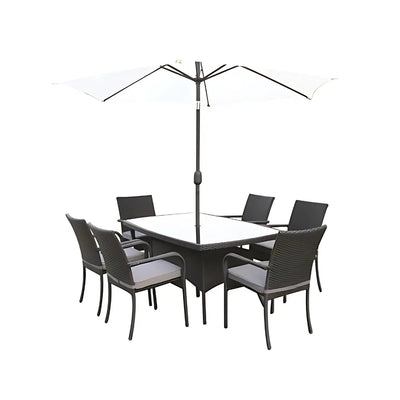 View Sienna 6 Seater Rattan Garden Furniture Set
