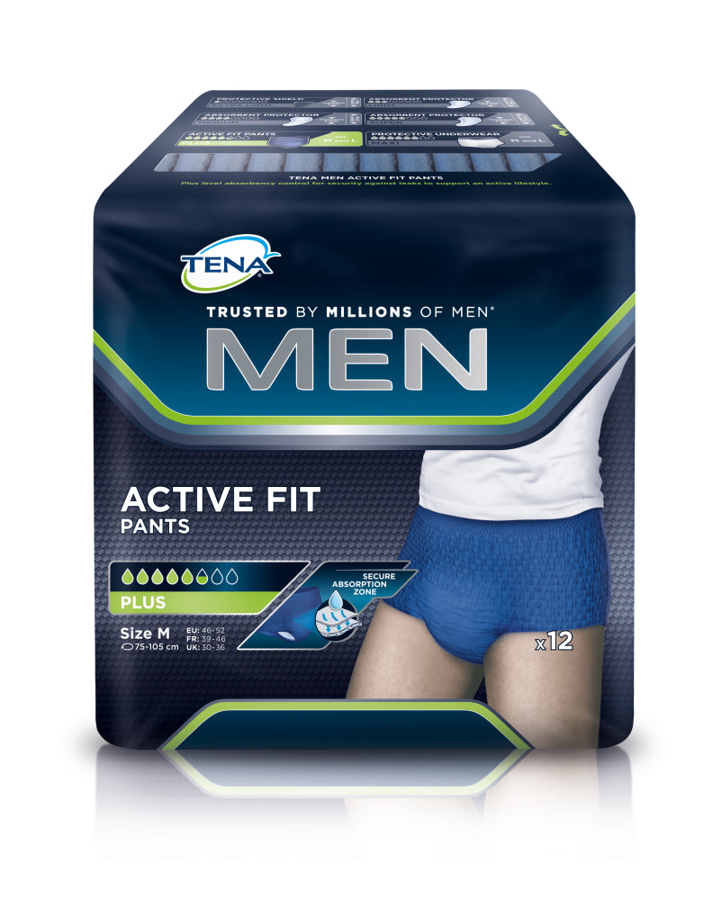 TENA MEN ACTIVE FIT PANTS PLUS M – Apteekki 360