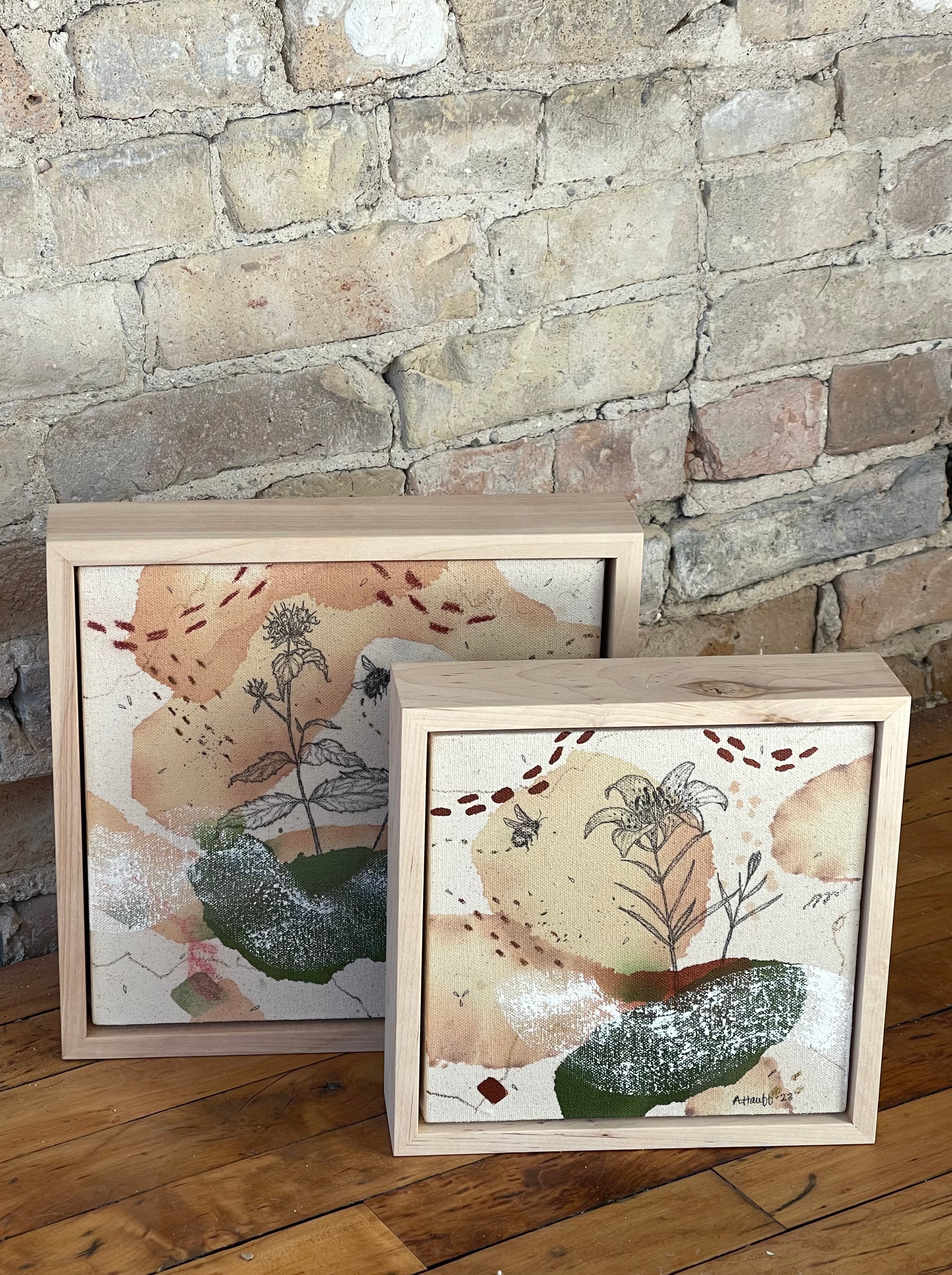 Alicia Hauff Studio Framed Wildflower Original