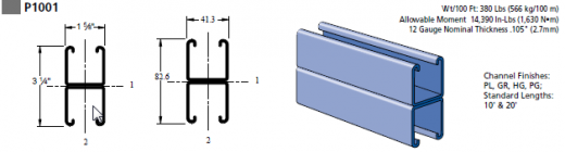 Unistrut P1001