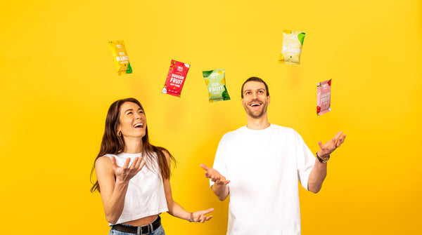 dan and nat with soul fruit snacks