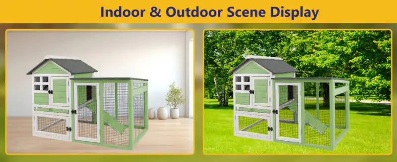 Mesh wire windows enhancing ventilation