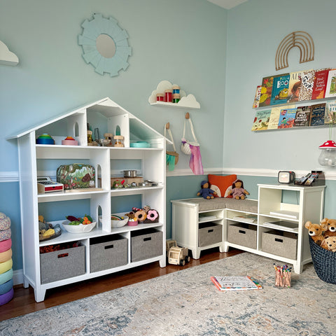 Martha Stewart Dollhouse Bookcase and Reading Corner