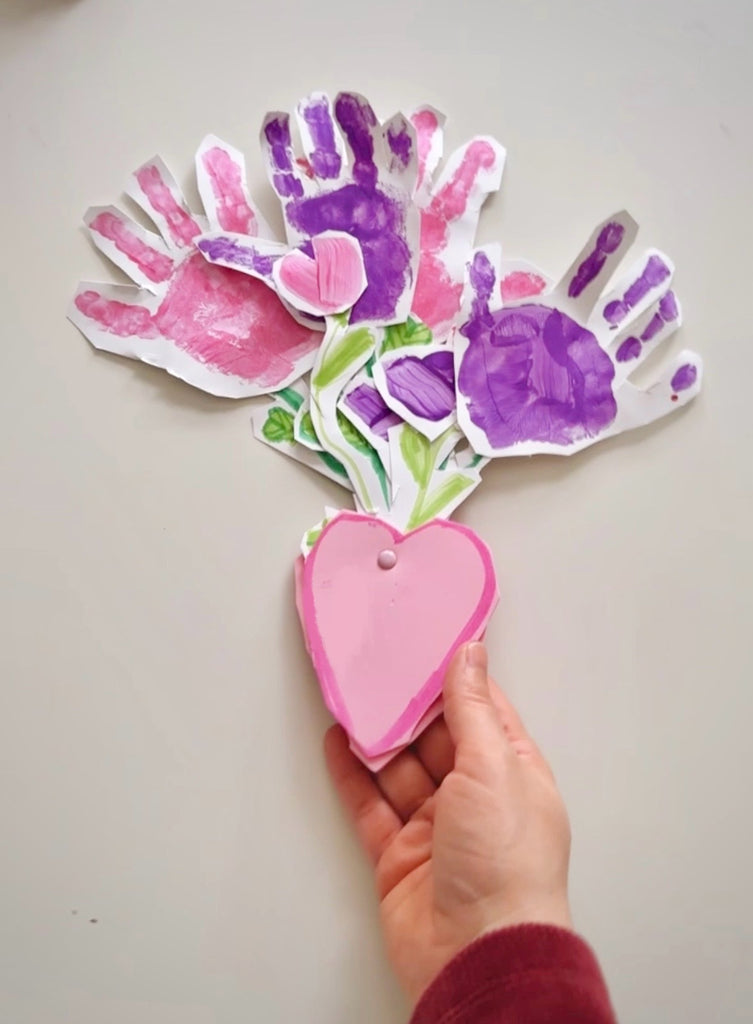 Mother's Day Keepsake Handprint Flower Bouquet