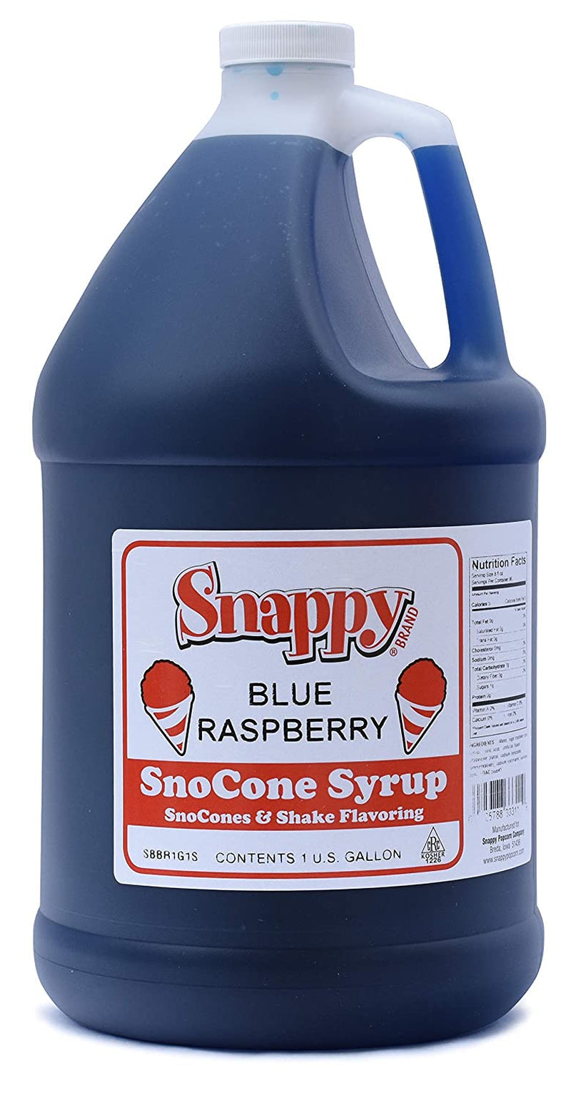 Blue Raspberry Sno Cone Syrup 1 Gallon128 Ounce Jubilee Grocery 1322